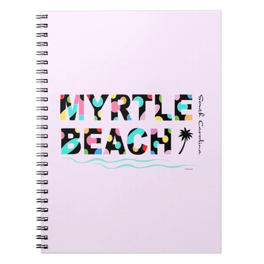 Fun Myrtle Beach, SC grafische kabel Notitieboek (Voorkant)