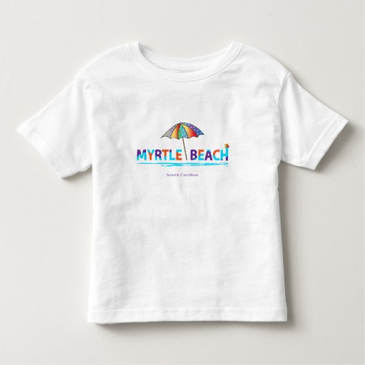 Fun Myrtle Beach, SC Summer Graphic Cute Kinder Shirts (Voorkant)
