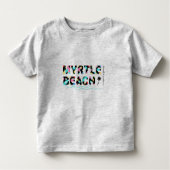 Fun Myrtle Beach, SC Summer Graphic Cute Kinder Shirts (Voorkant)