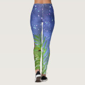 Fun Mystical Night, Parrot en Butterfly Leggings (Achterkant)
