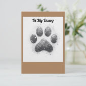 Fun N Cool briefkaart voor de Bros en Close Peers (Staand voorkant)