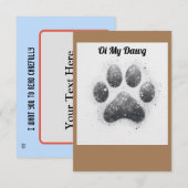 Fun N Cool briefkaart voor de Bros en Close Peers (Voorkant / Achterkant)