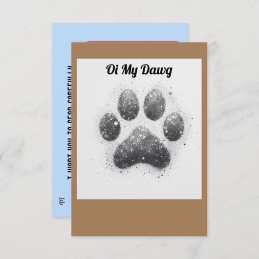 Fun N Cool briefkaart voor de Bros en Close Peers (Voorkant / Achterkant)