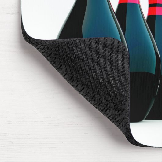 Fun naam Bowler Bowling Muismat (Hoek)