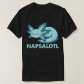 Fun napsalotl aolotl sleeping cute kawaii aalotl a t-shirt (Design voorkant)