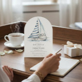 fun Nauti Bouy Nautical Baby Shower Invitation Kaart