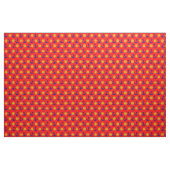 Fun Nautical Anchor and Wheel Pattern on Red Stof (Yard (91,4 cm))