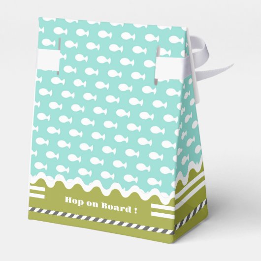 Fun Nautical Fishes Favor Box Bedankdoosjes (Achterkant)