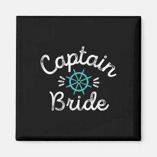 Fun Nautical Wedding Matching Groom Ship Wheel Pet Magneet