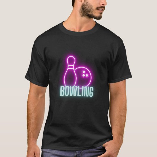 Fun Neon Bowling T-shirt (Voorkant)