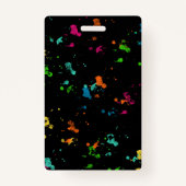 Fun Neon Gamer Birthday Birthday Party Badge (Achterkant)