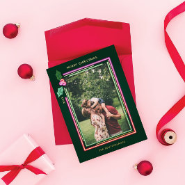 Fun Neon Sign-kerstlampjes, mooi, foto Folie Feestdagenkaart