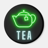 Fun Neon Teapot Magneet (Voorkant)
