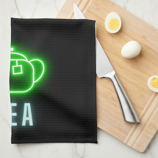 Fun Neon Teapot Theedoek (Quarter Fold)