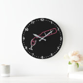 Fun Neon Wine Puring Grote Klok (Huis)