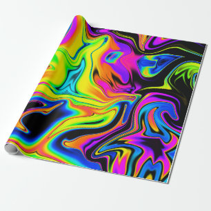 Fun Neon Wrapping Paper Cadeaupapier
