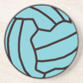 Fun Netball-ontwerp met standaard balkontwerp Zandsteen Onderzetter (Voorkant)