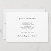 Fun New Address Florida Beach Palm Treving Moving Aankondiging (Achterkant)