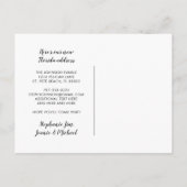 Fun New Address Florida Beach Palm Treving Moving Aankondigingskaart (Achterkant)