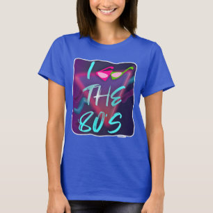 Fun New Wave Glasses Style 80s Love Design T-shirt