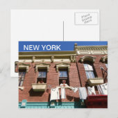 Fun New York Briefkaart! Briefkaart (Voorkant / Achterkant)