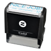 Fun "NICE JOB!" Educator Rubber Stamp Zelfinktende Stempel (Product)
