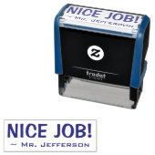 Fun "NICE JOB!" + Rubber Stempel van opvoeders (In situ)