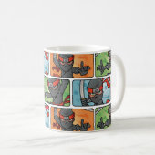 Fun Ninja Design Koffiemok (Voorkant rechts)