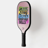 Fun Not Bossy Leadership Skills Humor Gezegde Pickleball Paddle (Links)
