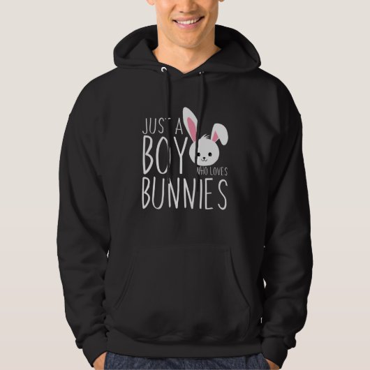 Fun not your average bunny cute rabbit hoodie (Voorkant)
