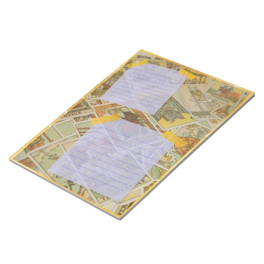 Fun Notetking Tarot Kaarten Theme Paper Notitieblok (Schuin)