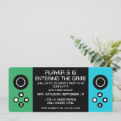 Fun Novelty Computer Game Baby shower Kaart (Staand voorkant)