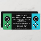 Fun Novelty Computer Game Baby shower Kaart (Voorkant / Achterkant)