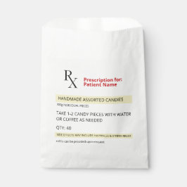 Fun Novelty Rx Prescription Label Snoep Halloween Bedankzakje