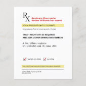 Fun Novelty RX Prescription Pharmaceutical Afstude (Voorkant)