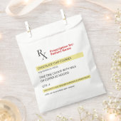 Fun Novelty RX Voorschriftetiket Cookies Bedankzakje (Geknipt)