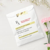 Fun Novelty RX Voorschriftetiket Cookies Bedankzakje (Gezegeld)
