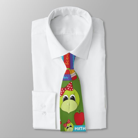 Fun Novelty Teacher Silky Mannen Stropdas (Gebonden)