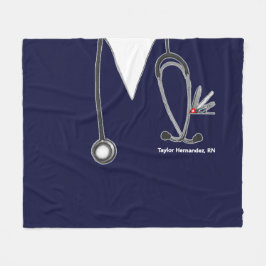 Fun Nurse Gift Idea Fleece Blanket Deken