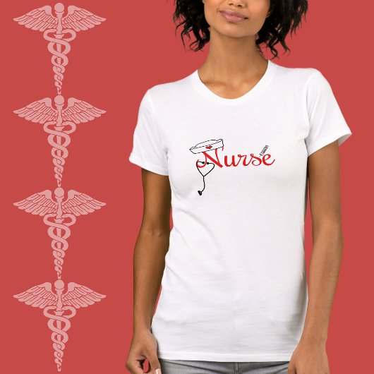Fun Nurse grafisch t-shirt voor RN BSN afstuderen 
