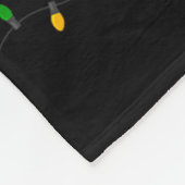 Fun Nutcracker Soldier Toy Christmas Dance Team Mo Fleece Deken (Hoek)