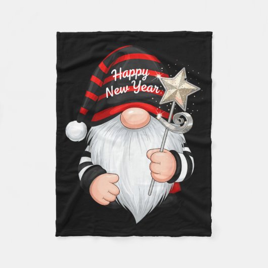 Fun Nye Gnome Shirts For Women, Happy New Year 202 Fleece Deken (Voorkant)