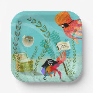 Fun Ocean Friends Kinder Party Paper Bord
