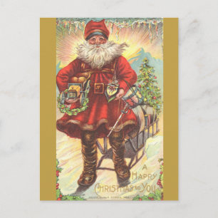 Fun, Odd, Wild, Oud, ander,  Santa Afbeelding Feestdagenkaart