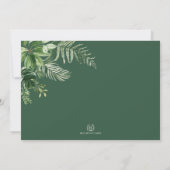 Fun Oerwoud Safari Wild One Party Animals Birthday Kaart (Achterkant)