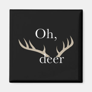 Fun Oh Deer Hunting for Hunters Magneet