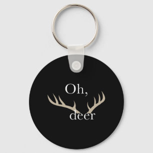 Fun Oh Deer Hunting for Hunters Sleutelhanger