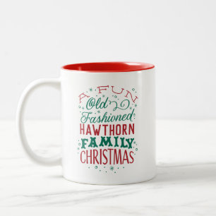 Fun Old Fashioned Family Kerstkoffie Mok