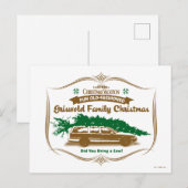 Fun Old Fashioned Griswold Family Kerstmis Briefkaart (Voorkant / Achterkant)