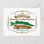 Fun Old Fashioned Griswold Family Kerstmis Briefkaart (Voorkant)